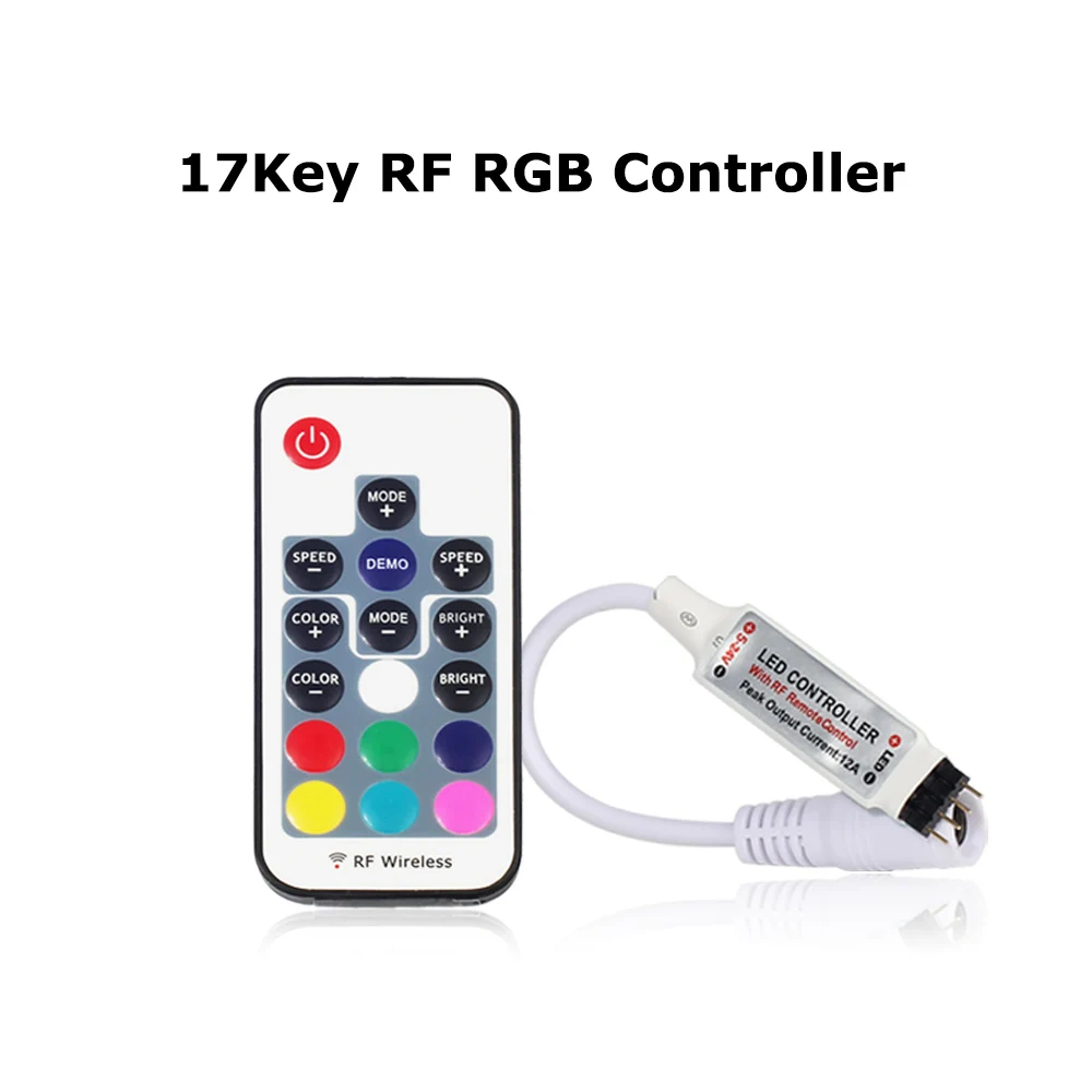 Пульт дистанционного управления 12 В 24 44 11 клавиш 40 17 клавиш|Контролеры RGB| |