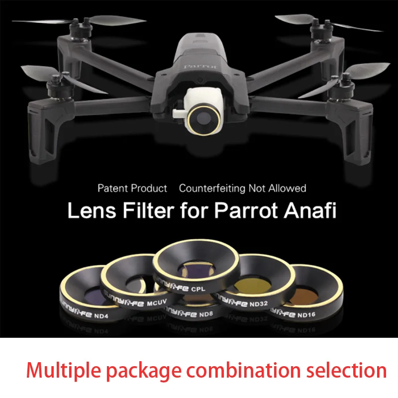 

NEW Filter For Parrot Anafi Drone Camera Lens Filters UV CPL ND4 ND8 ND16 ND32 Filter kit for Parrot Anafi Drone