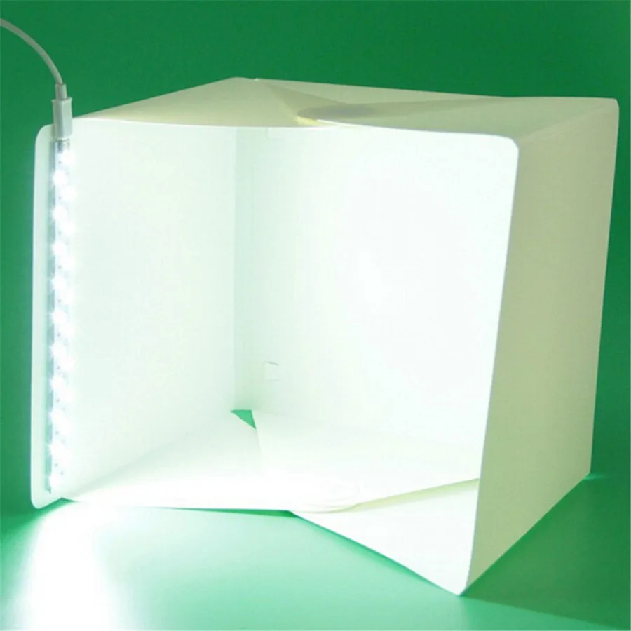 Portable Lightbox Folding Mini LED Tabletop Shooting Softbox Photography Lighting Tent Kit Light Box Photo Studio Accessories |