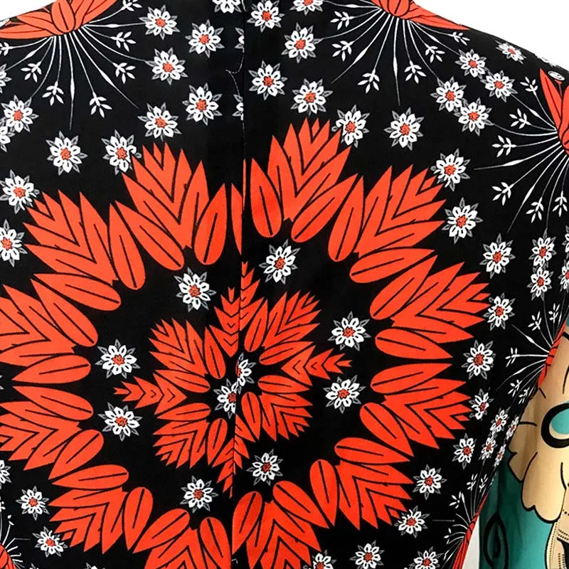 Женское модельное платье макси Megyn длинные платья с длинным рукавом и цветочным