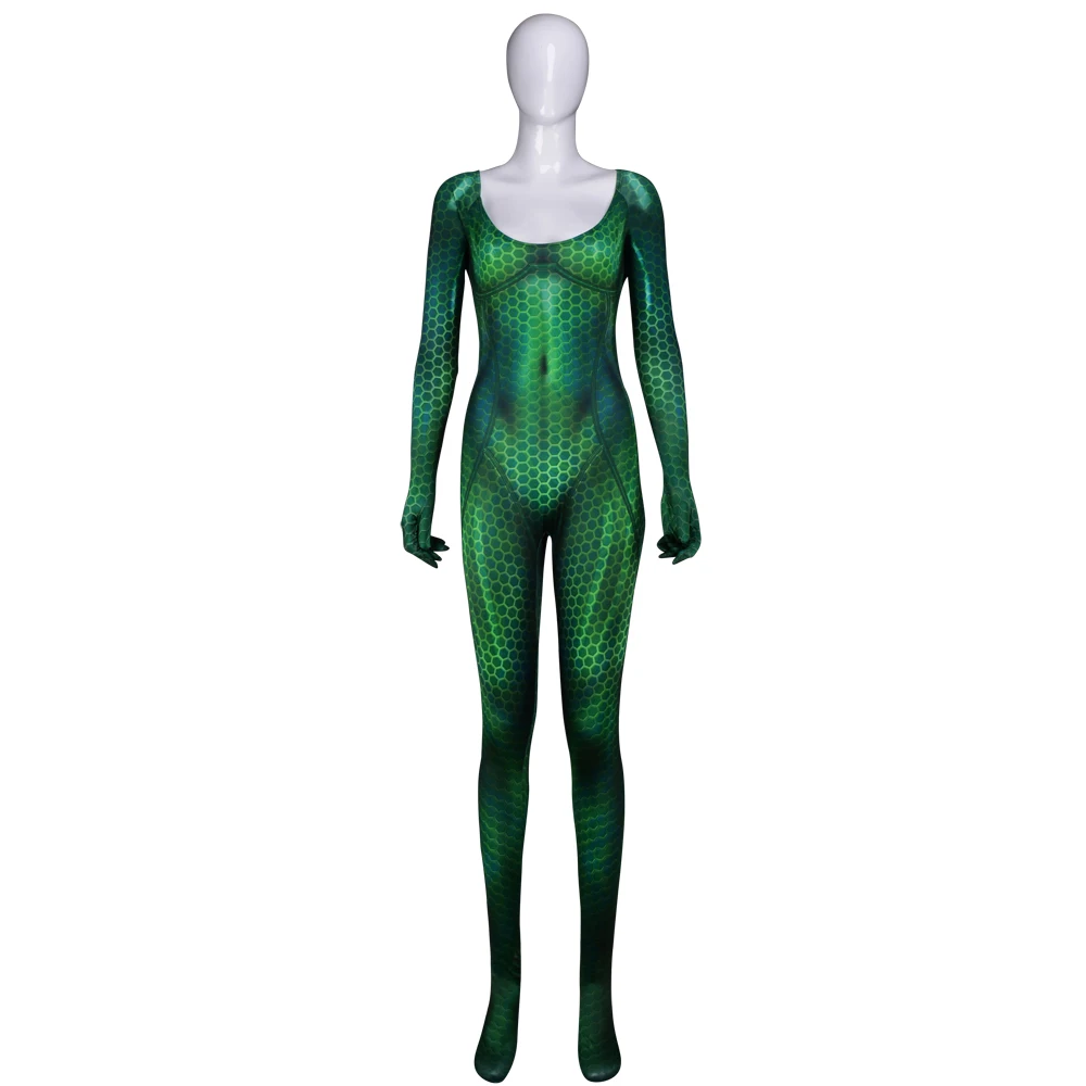 Высокое качество 3D принт королева мера Лига Справедливости костюмы зентай