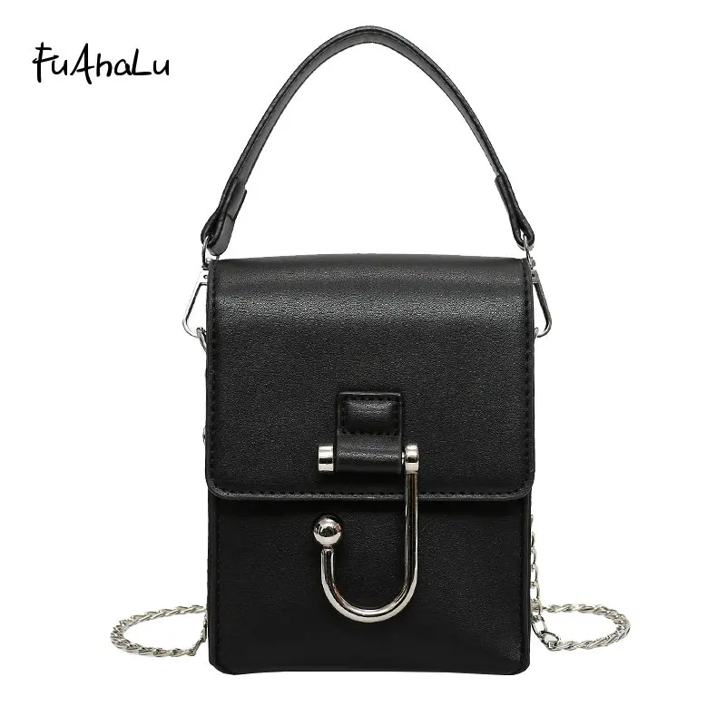 

FuAhaLu tide summer new simple mini bag Korean version of the simple leisure chain shoulder Messenger bag