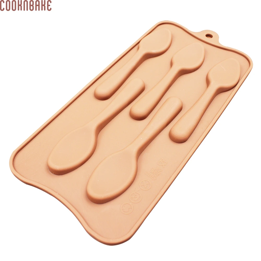 COOKNBAKE DIY силиконовая форма 5 решеток новый стиль ложка сделай сам шоколадные формы