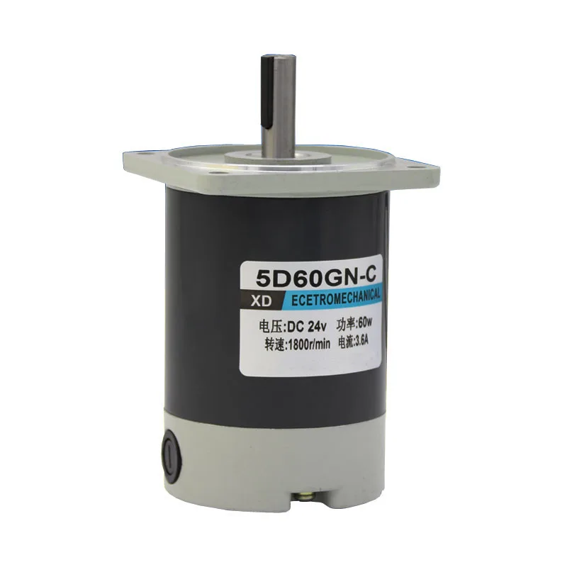 60 Вт DC мотор 12V24V Миниатюрный Высокоскоростной маленький регулировка скорости