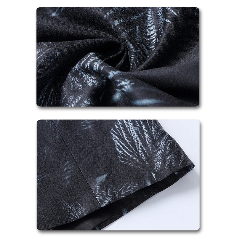 Мужской Блейзер YUNCLOS Осенний облегающий блейзер с принтом высококачественный