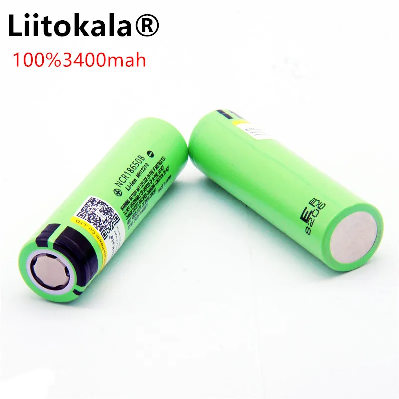 Liitokala 18650 3400 мАч новый оригинальный NCR18650 перезаряжаемый литий-ионный