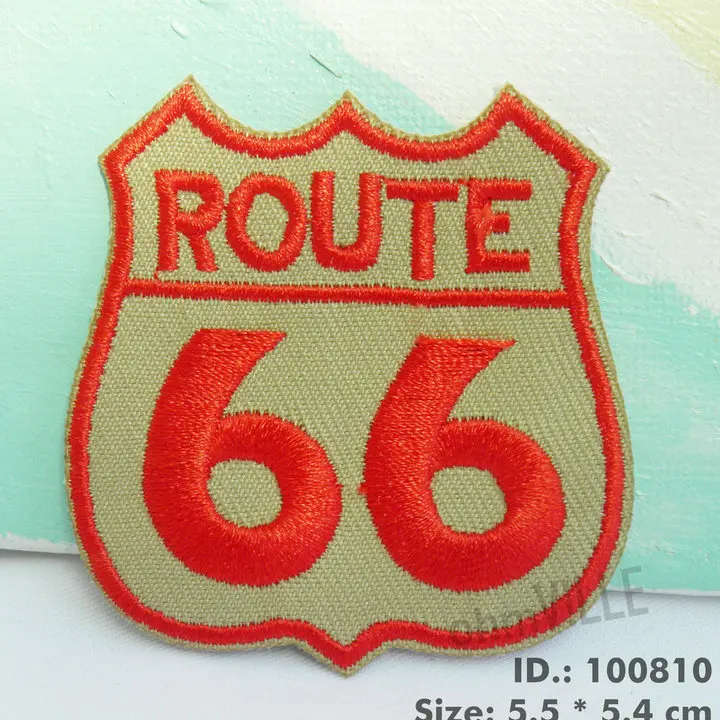2016 Fallout 100810 Route 66 эмблема железные нашивки легко наносятся просто гладить