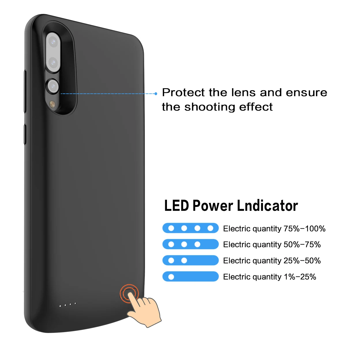 CASEWIN зарядное устройство чехол для huawei P20 Pro Чехол 6000 мАч power Bank емкость батареи внешнее резервное зарядное устройство чехол для телефона