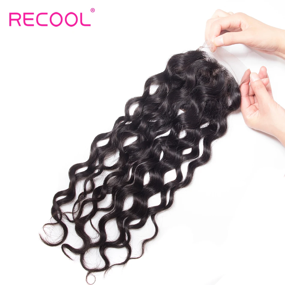 Волосы Recool волнистые пучки с застежкой 4 шт./лот индийские человеческие волосы