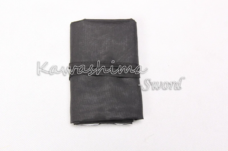 Японский самурайский меч Шелковый мешок черная ткань для катаны вакидзаси Танто