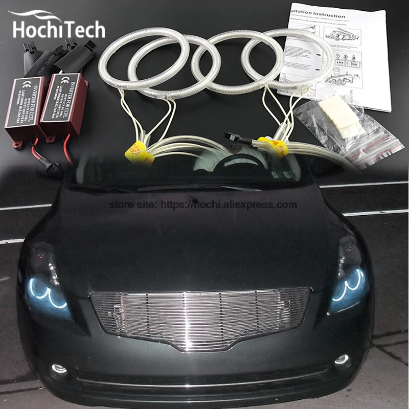 Комплект с ангельскими глазами HochiTech Excellent CCFL ультраяркая подсветка фар для Nissan