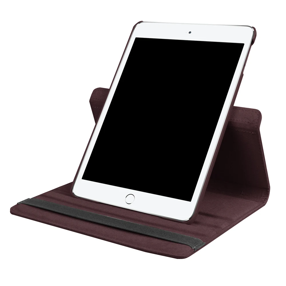 360 Degree Rotating Litchi Magnetic Smart PU Leather Stand Cover Case For New iPad 9.7 2017 Tablet Protective Bracket | Компьютеры и