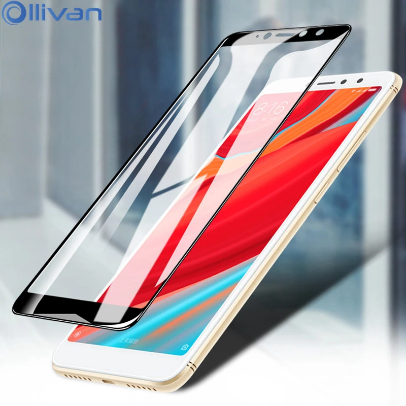 OLLIVAN Redmi S2 закаленное Стекло для Xiaomi Экран защитная пленка прозрачная HD с полным