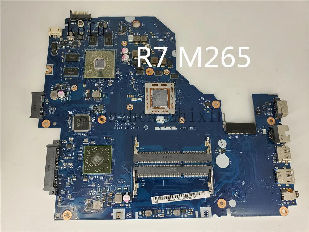 Материнская плата для ноутбука Acer aspire материнская процессор Z5WAK E5 551G NBMLE11003 с