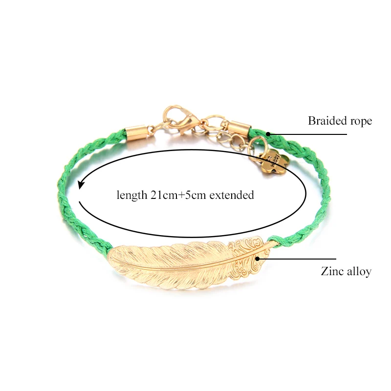 Женский браслет с красной нитью регулируемый плетеный золотого цвета|pulseras