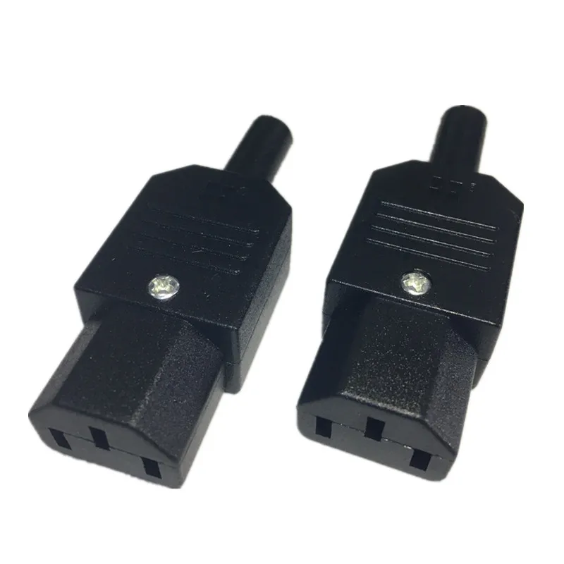 Новая оптовая цена черная IEC 320 C13 Женская сменная электрическая вилка разъем