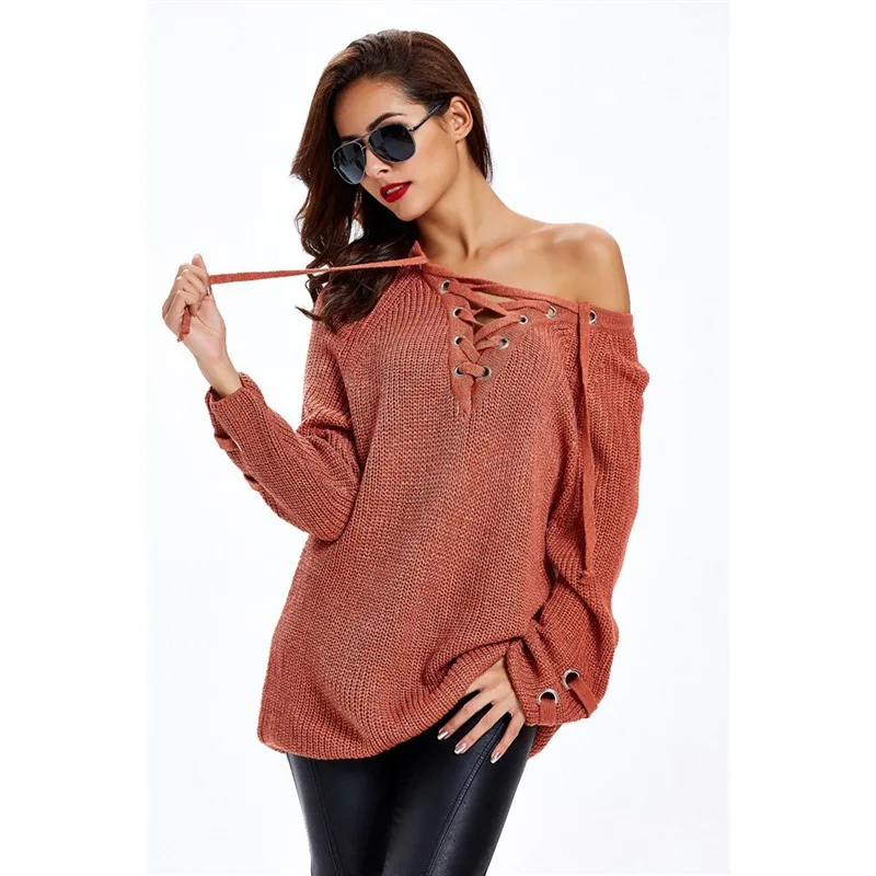 Женский свитер с длинным рукавом UIDEAZONE повседневный Свободный пуловер на