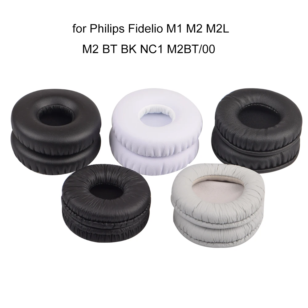 1 пара сменных подушек накладки для наушников Philips Fidelio M1 M2 M2L BT BK NC1 M2BT/00