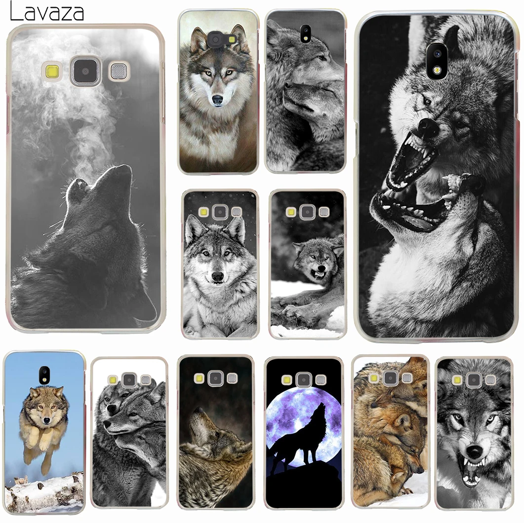 Классический жесткий чехол для телефона Lavaza Cool Wolf Samsung Galaxy J8 J7 Duo J4 J5 J6 Plus 2018 2017 2016 J2