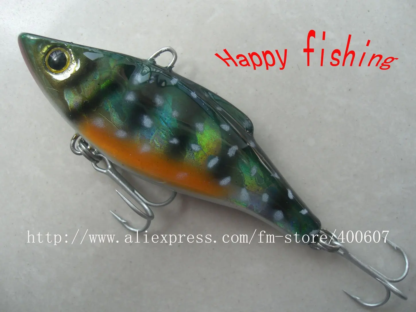 Японская рыболовная приманка жесткая пластиковая в стиле VIB для рыбалки (V75S)