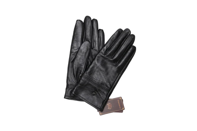 2017 Новые Зимние Натуральная Кожа Перчатки женские Тепловые Кожаные Зима