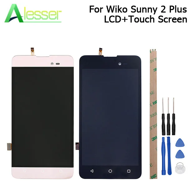 Alesser для Wiko Sunny 2 Plus ЖК-дисплей + сенсорный экран дигитайзер сборка Замена