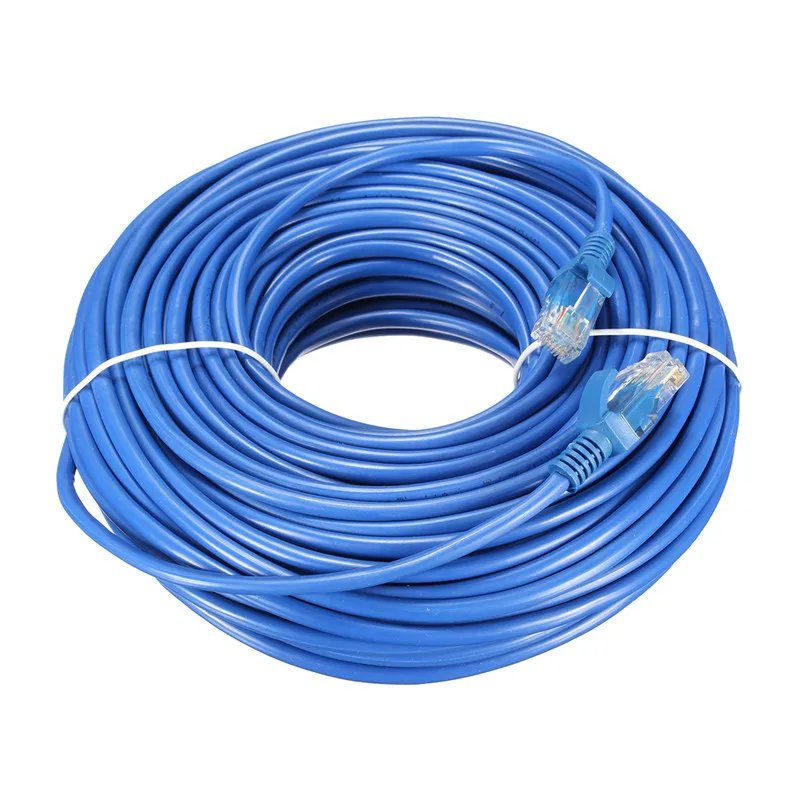 Кабель UTP для интернет сетей 24 м кабель Ethernet кошек 5 RJ45 сетевой LAN разъем папа Папа