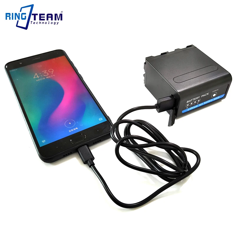 7.4V 8800mAh NP-F980D Multi-function with USB Port & DC 5.5mm hole for Mobile Phone / Lamps Monitors Digital Cameras NPF980D |