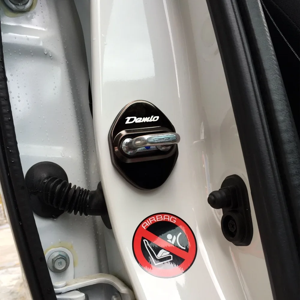 Авто Стайлинг Крышка дверного замка автомобиля эмблемы чехол для mazda 2 demio значок