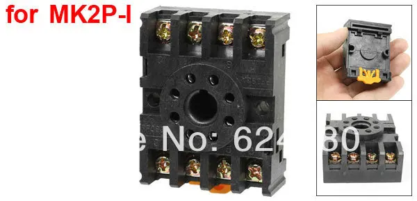 

Основание Гнезда PF083A для монтажа на DIN-рейку, 8 круглых контактов, 8P, 35 мм, для реле ASY-3D, MK2P-I, AH2-Y, AH3-3