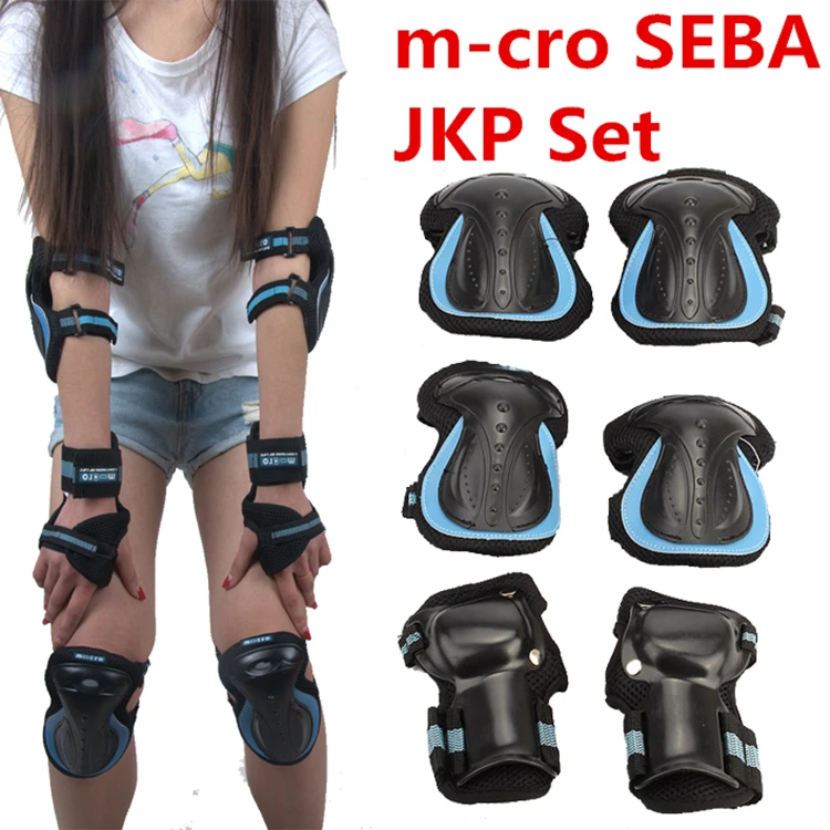 

Original m-cro SEBA JKP Protective Gear Set, High Strength PVC, Protection Gears Sets for Roller Inline Skate Skateboard Scooter