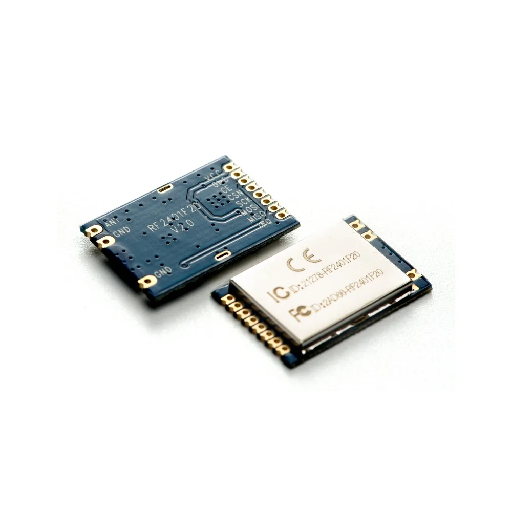 Модуль беспроводного приемопередатчика NiceRF 2 4G RF2401F20 100 мВт 500 м шт. чип NRF24L01 с