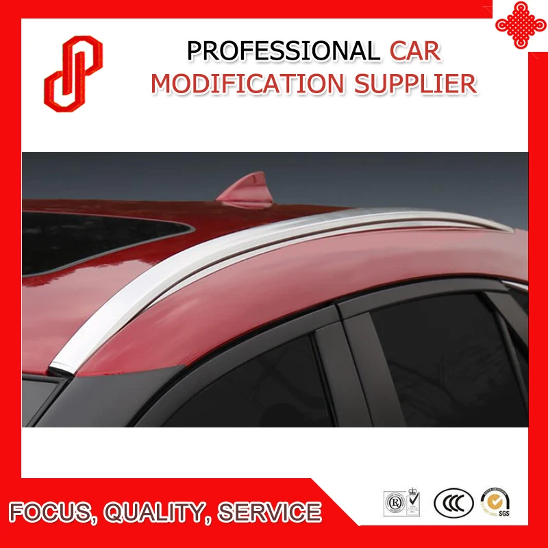1 Pair Aluminium alloy screw install Silver color side rail bar roof rack for Mazda CX-4 CX4 2016 2017 2018 | Автомобили и