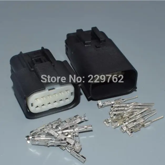 10sets female male Shhworld Sea 12 контактный автомобильный разъем для фар, гнездовой разъем 33472-1201 для Ford Focus Mondeo Buick Chevrolet - Название цвета: 10sets female male