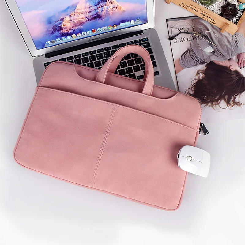 Матовый чехол для ноутбука из искусственной кожи Macbook Air Pro водонепроницаемый