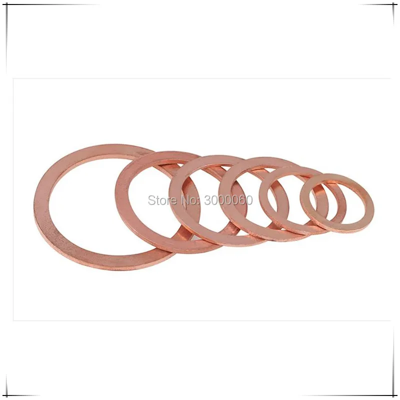 M12x16mmx 1.5mm Red Copper Sealing Gasket Washer For Watch Marine 100pcs/lot | Обустройство дома