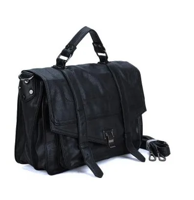 Leather Black Фирма ICEV, новинка, сумка-мессенджер в стиле ретро из искусственной замши, клатч, дизайнерские сумки, высокое качество, сумка на плечо для женщин, кожаная - Цвет: Leather Black