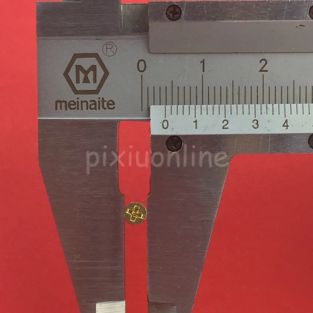 Плоские саморезы J245Y M2 * 10 200 шт. латунный материал золотистые и маленькие винты