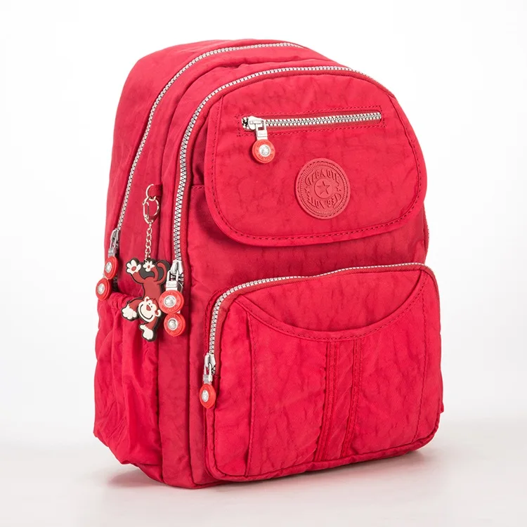 red TEGAOTE, школьный рюкзак для девочки-подростка, Mochila Feminina Escolar, женские рюкзаки, сумка, нейлон, Повседневный, Travevl, рюкзак для ноутбука, Femal - Цвет: red