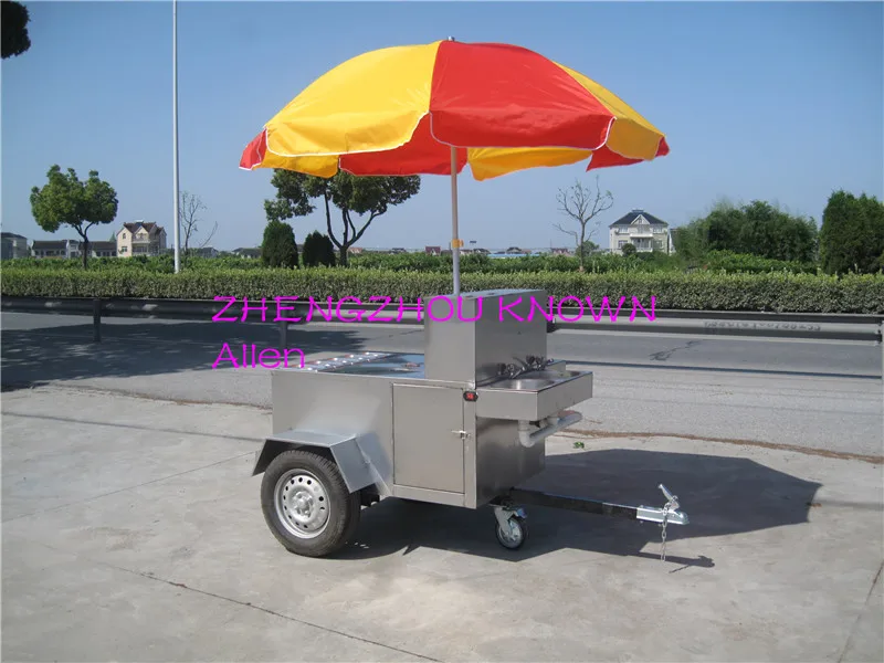 Тележка для хот-догов трейлер 4 шт. резервуары воды доставка по морю цена CFR |