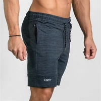 summer zipper pathwork workout cotton shorts mens gyms shorts bodybuilding clothing men fitness