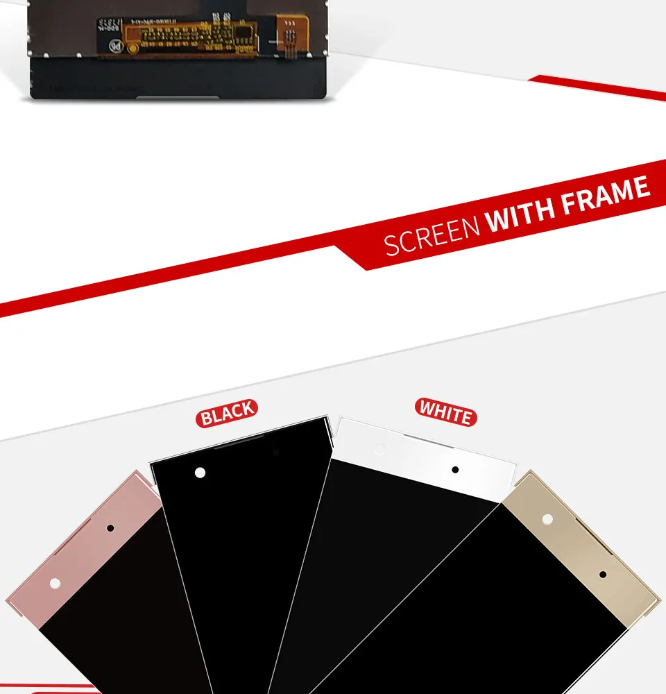 5," ЖК-дисплей для SONY Xperia XA1 lcd G3116 G3121 G3123 G3125 G3112 ЖК-дисплей кодирующий преобразователь сенсорного экрана в сборе с рамкой