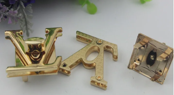 DIY сумки фурнитура аксессуары сумка замок/металлический поворотный замок