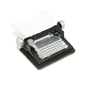 Масштаб 1:12, винтажная машинка для письма, кукольный домик, миниатюрная сказочная кукла, сцена для домашней жизни, высокое качество