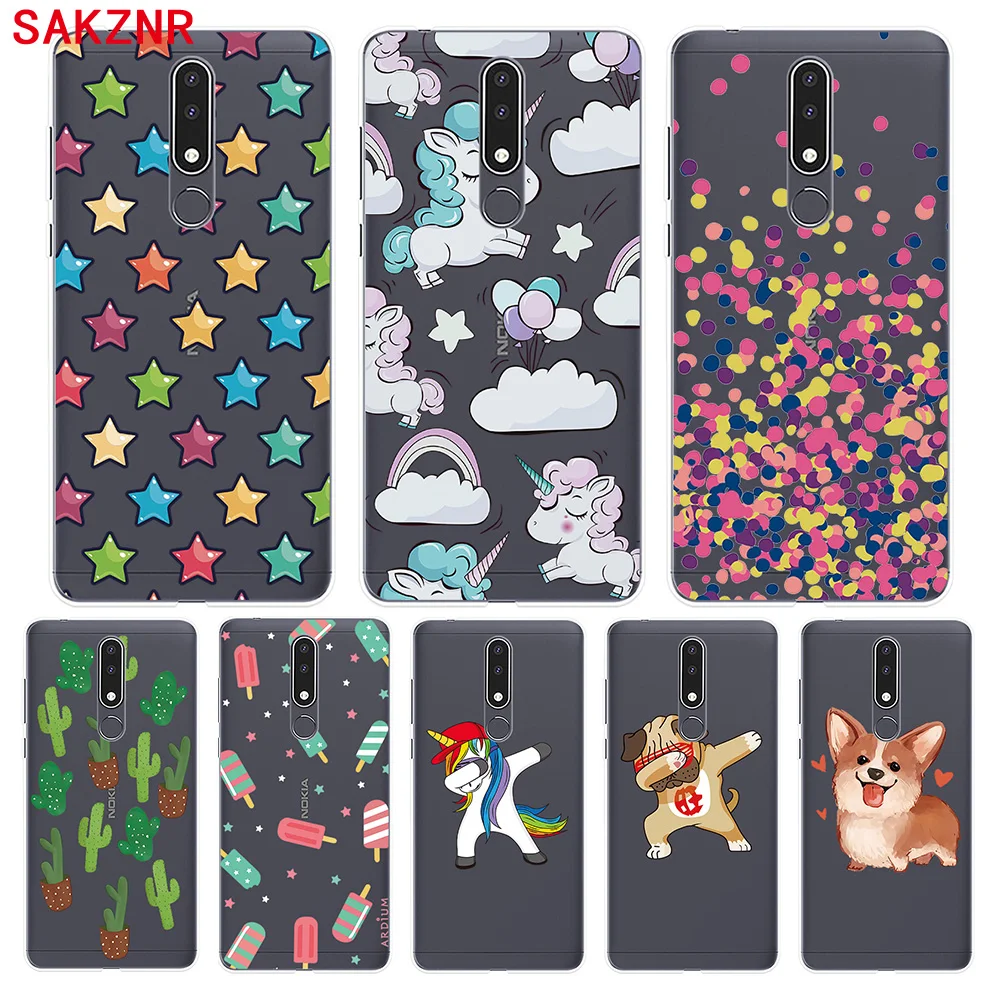 Case for Nokia 3.1 Plus 6.0&quot Cover Silicone For Tpu Fundas Soft Phone |