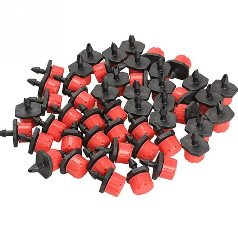 Распылительные головки 50 шт./лот PP садовый капельница ирригационный излучатель