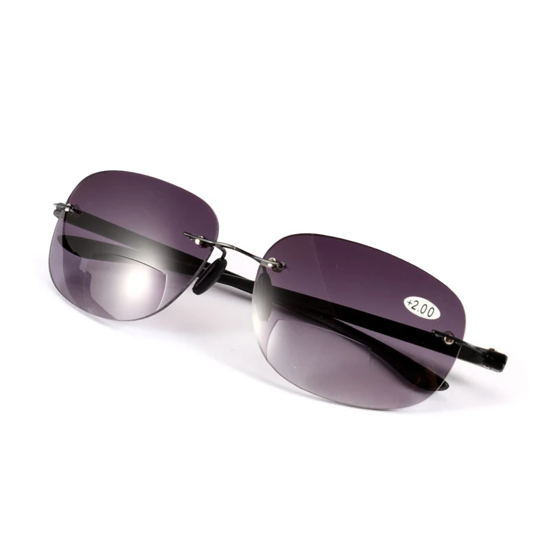 Ultra light ВС читателей Rimless бифокальные очки для чтения Для мужчин Для женщин очки для чтения drive солнцезащитные очки Lectura+ 1,0 до+ 3,5
