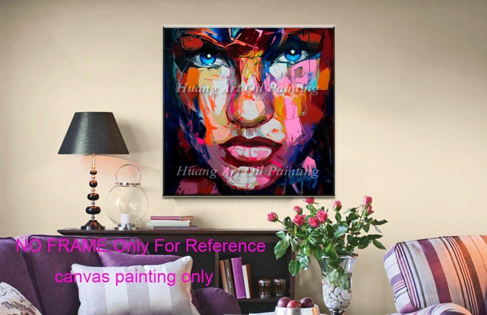 Новый стиль ручная роспись знаменитых людей поп портрет картина маслом на холсте