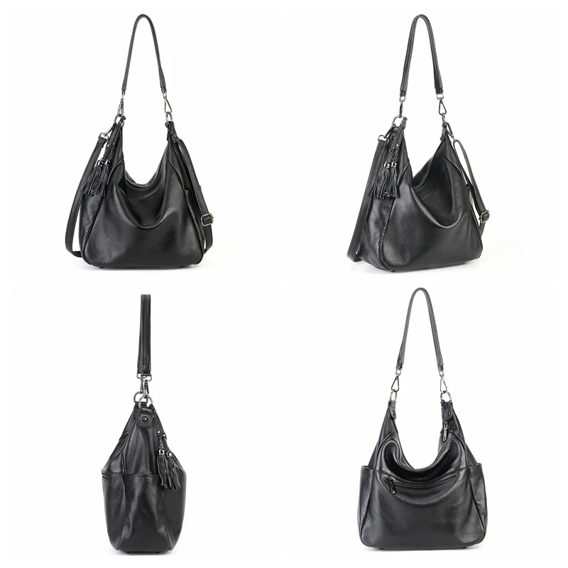 Хобо женские сумки из мягкой натуральной кожи роскошная брендовая Дизайнерская