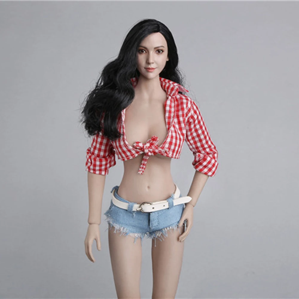 GC011 1/6 фигурка головы женская голова лепим Angelababy черные волосы азиатская красавица 1" фигурка кукла игрушка подарок